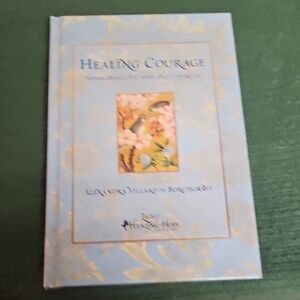 New In Package "Healing Courage" Book with Floral Cover